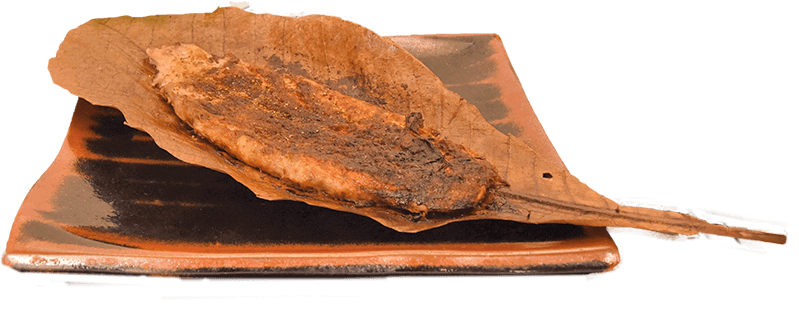 いわしの朴葉焼き